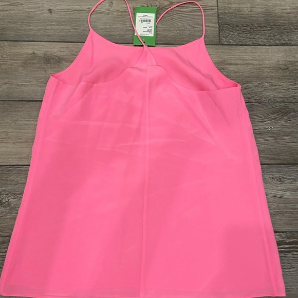 NWT Lilly Pulitzer Pink Pout 100% Silk style 23496 MSRP$98 sz XS - Picture 6 of 7